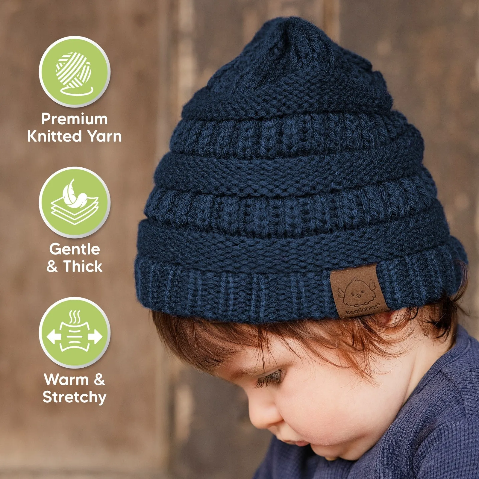 3-Pack Warmzy Baby Beanies (Icelandic, M)