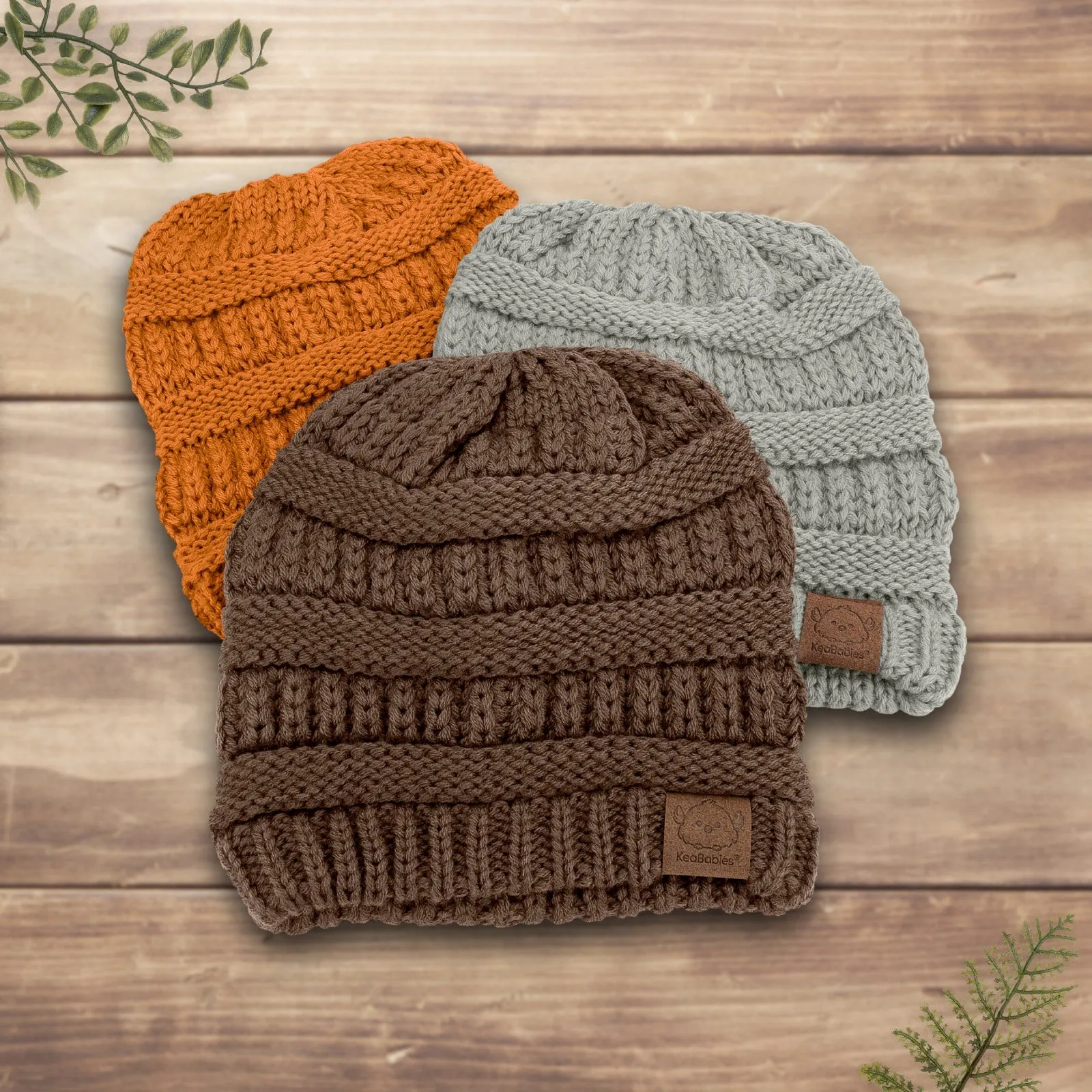 3-Pack Warmzy Baby Beanies (Mars, M)