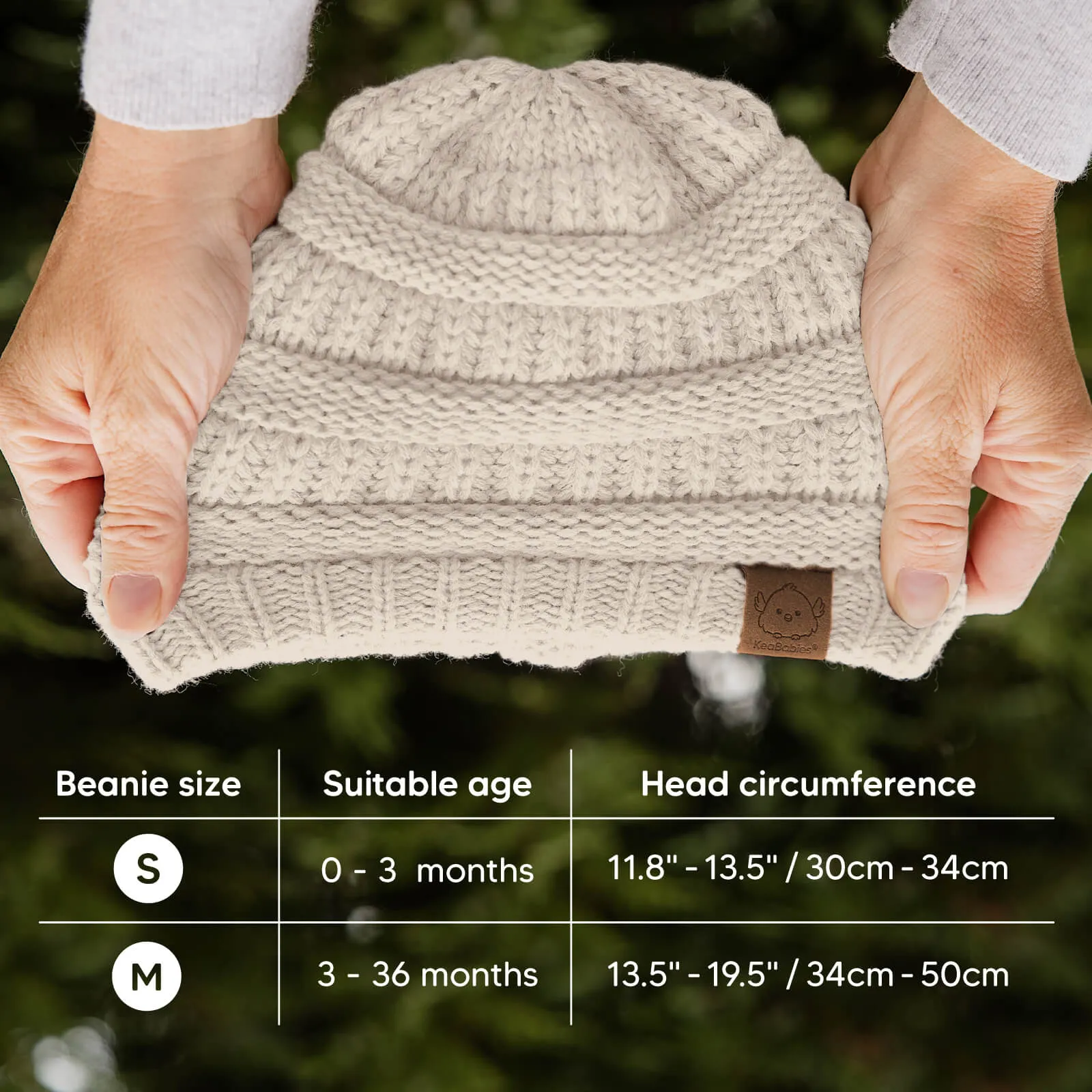 3-Pack Warmzy Baby Beanies (Sunshine, M)