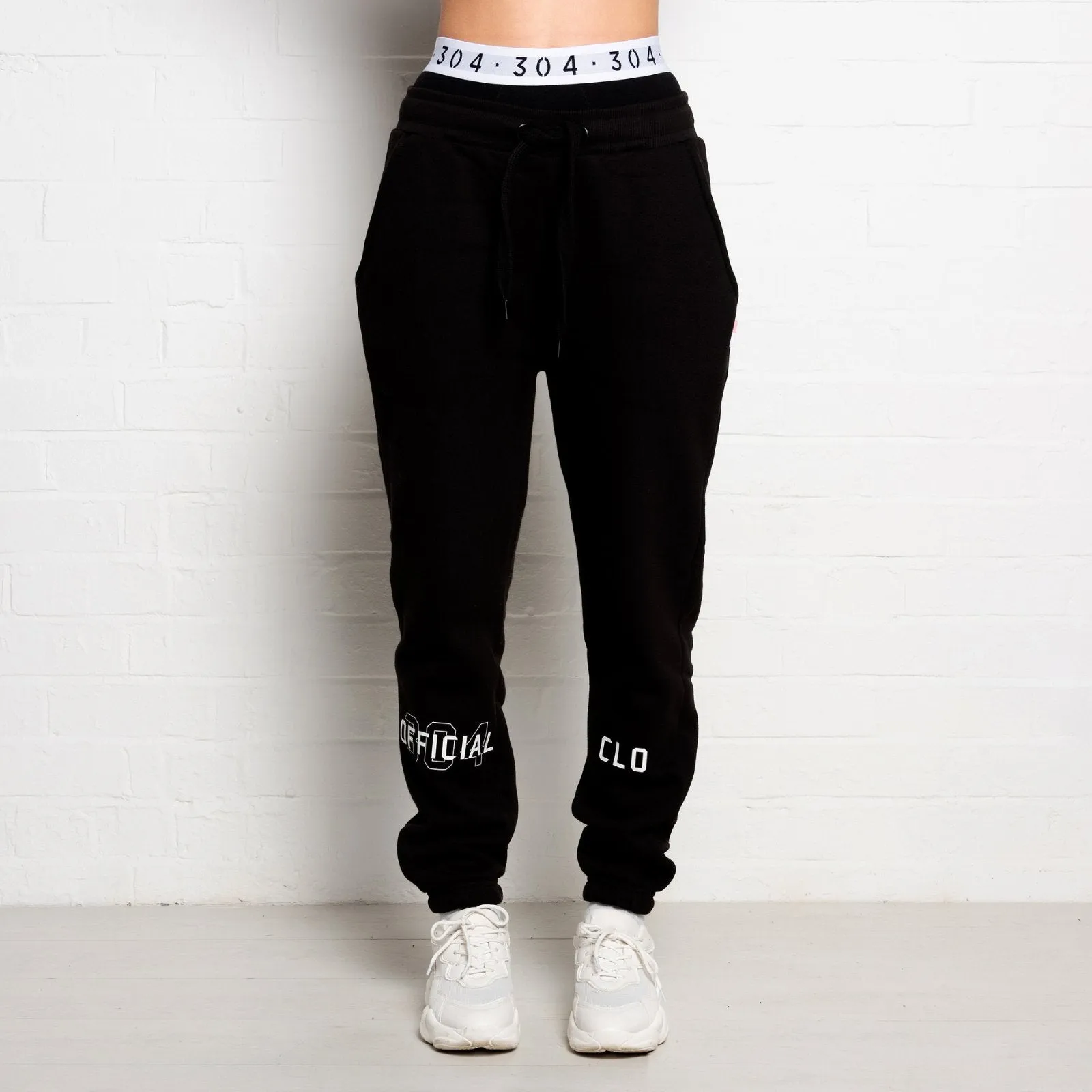 304 Womens Official Joggers Black