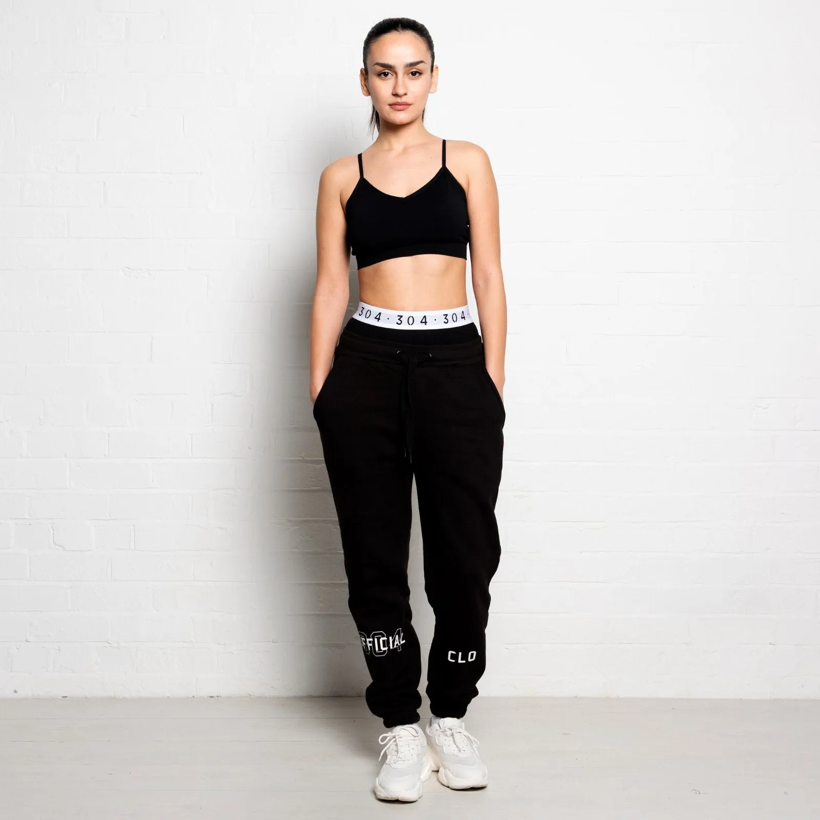 304 Womens Official Joggers Black