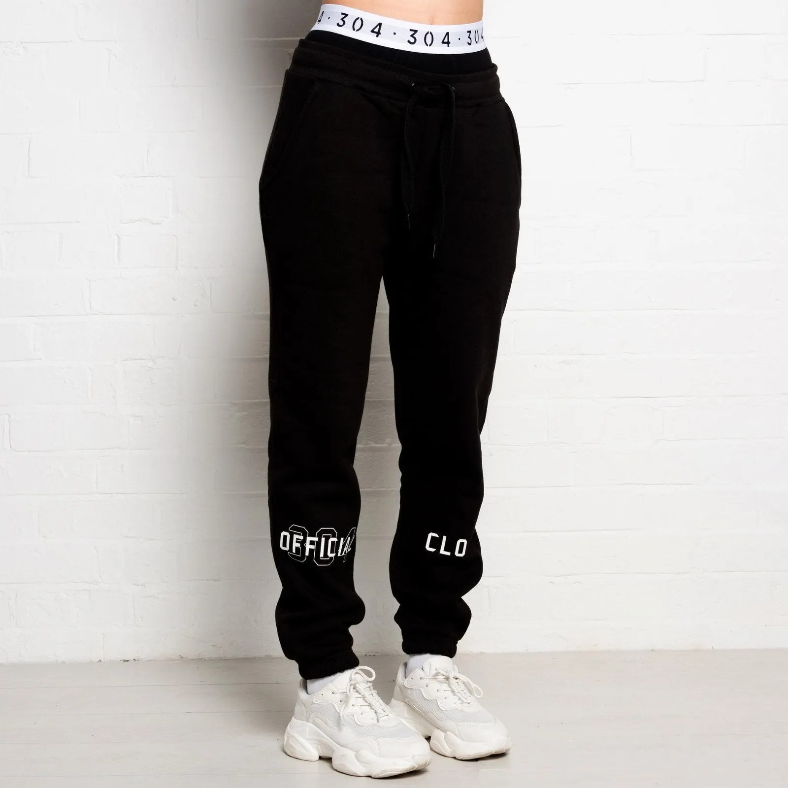 304 Womens Official Joggers Black