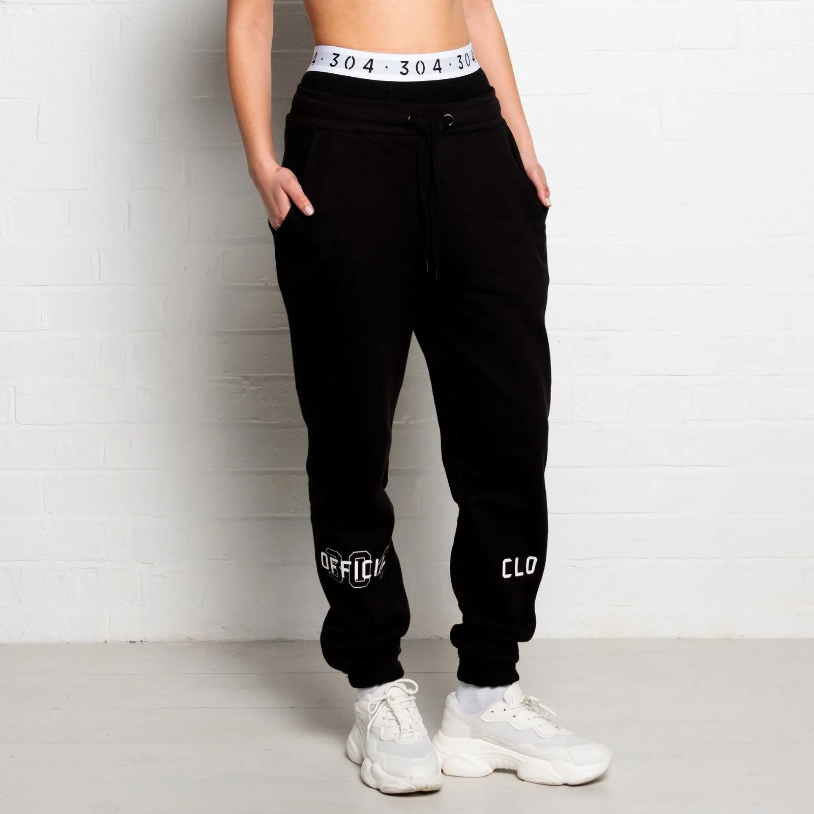 304 Womens Official Joggers Black