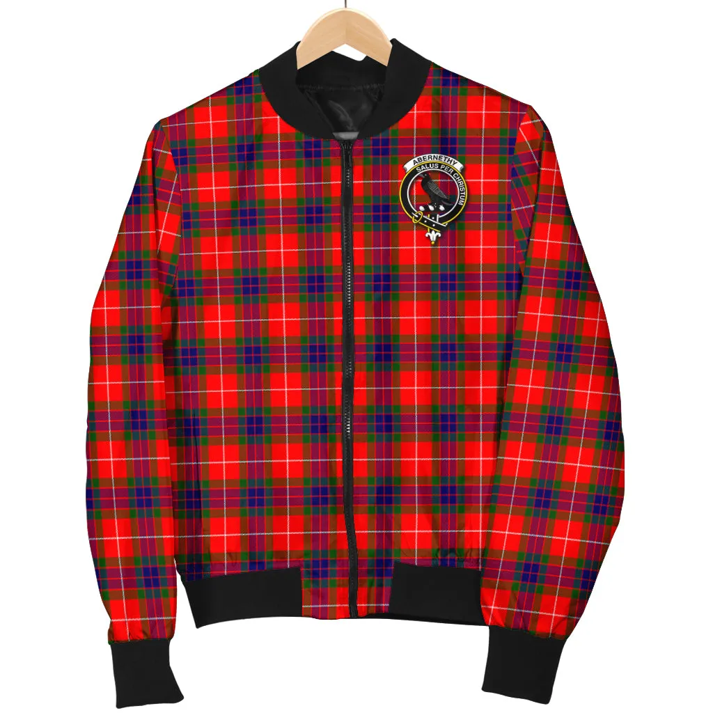 Abernethy Tartan Bomber Jacket with Family Crest