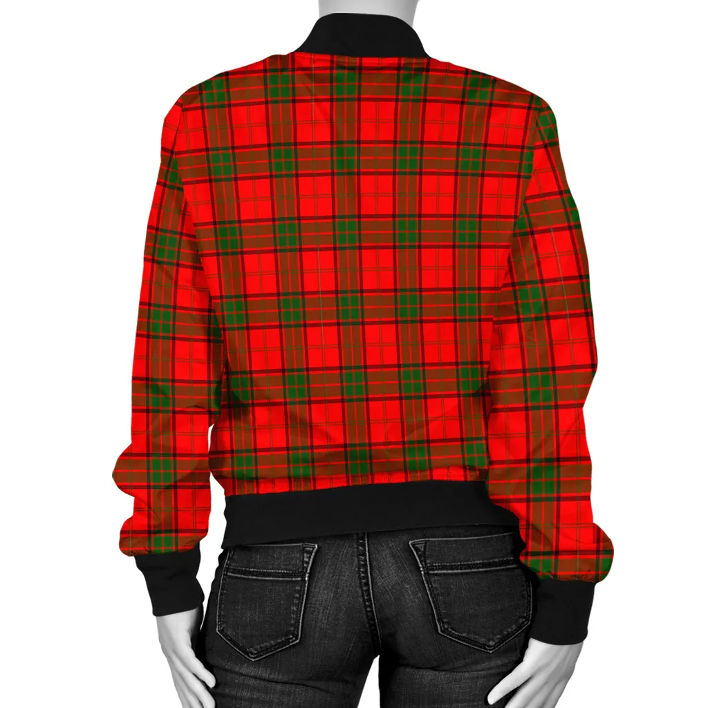 Adair Tartan Bomber Jacket with Family Crest