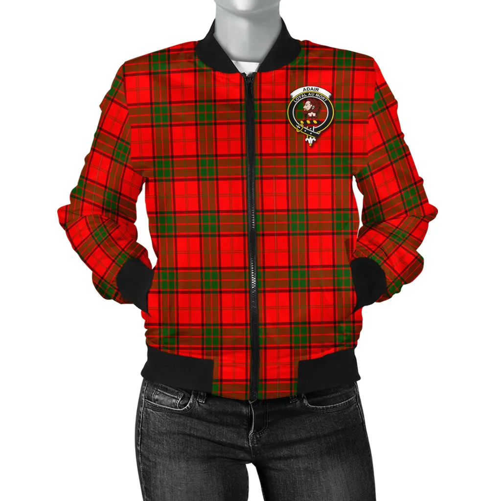 Adair Tartan Bomber Jacket with Family Crest