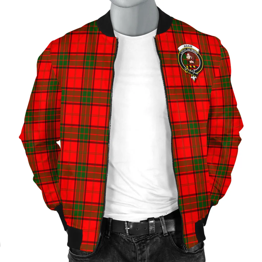 Adair Tartan Bomber Jacket with Family Crest