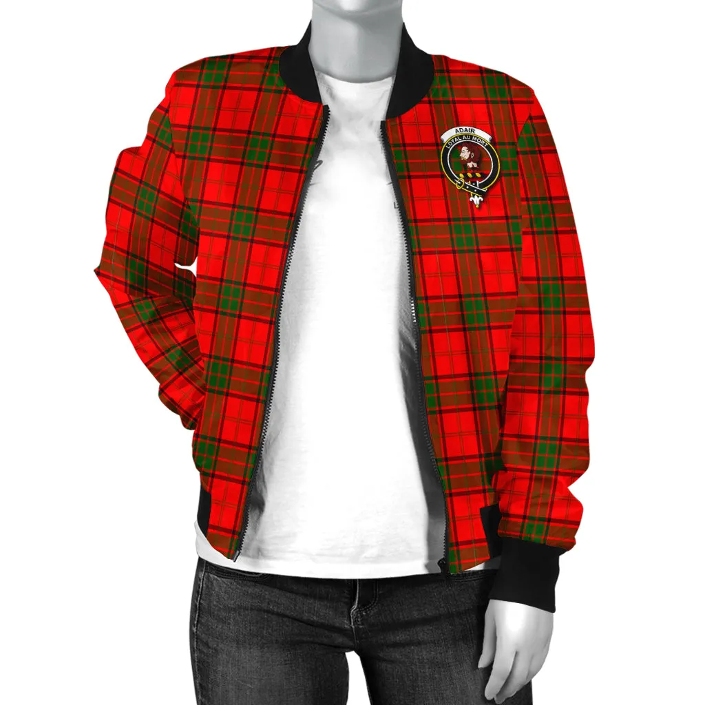 Adair Tartan Bomber Jacket with Family Crest