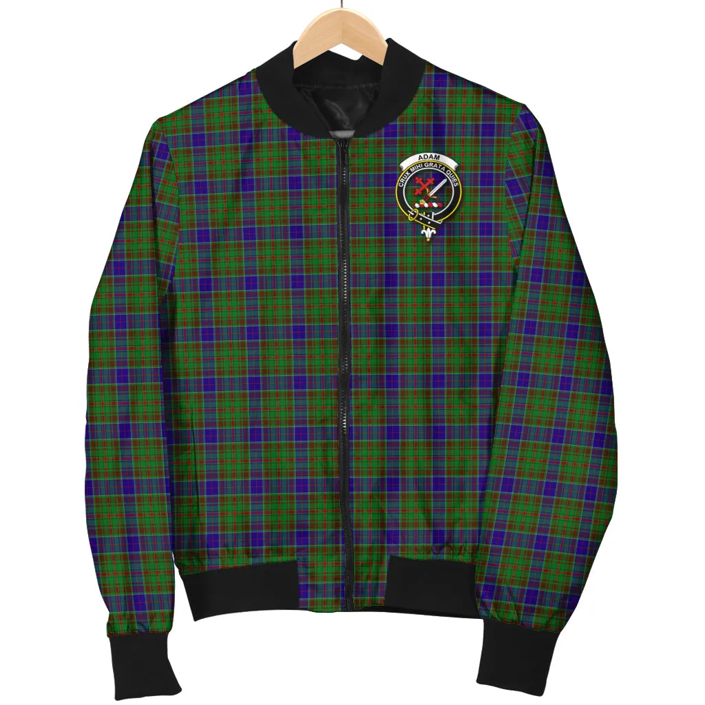 Adam Tartan Bomber Jacket with Family Crest