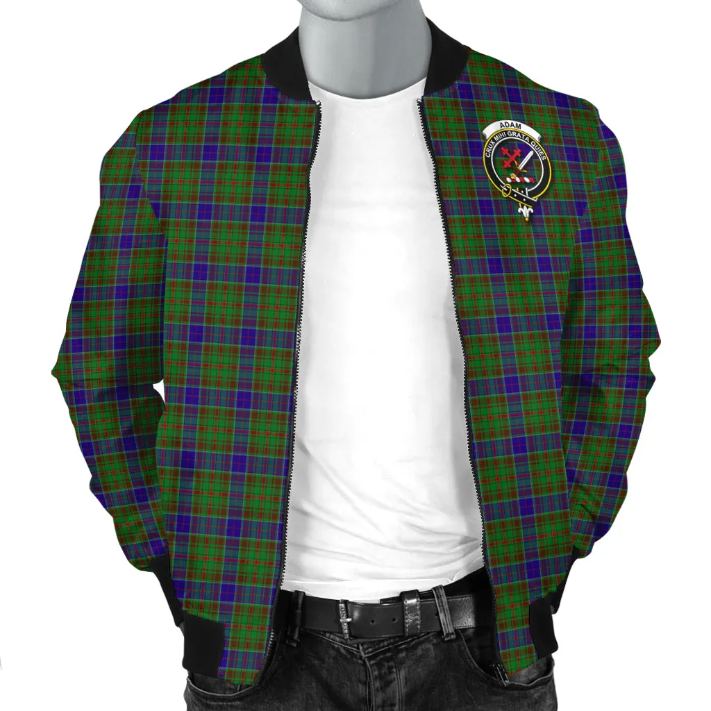 Adam Tartan Bomber Jacket with Family Crest