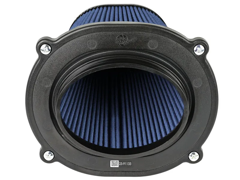 aFe Quantum Pro-5 R Air Filter Inverted Top - 5.5inx4.25in Flange x 9in Height - Oiled P5R