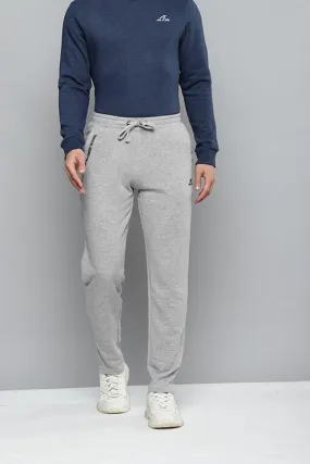 Alcis Men Grey Melange Solid Joggers