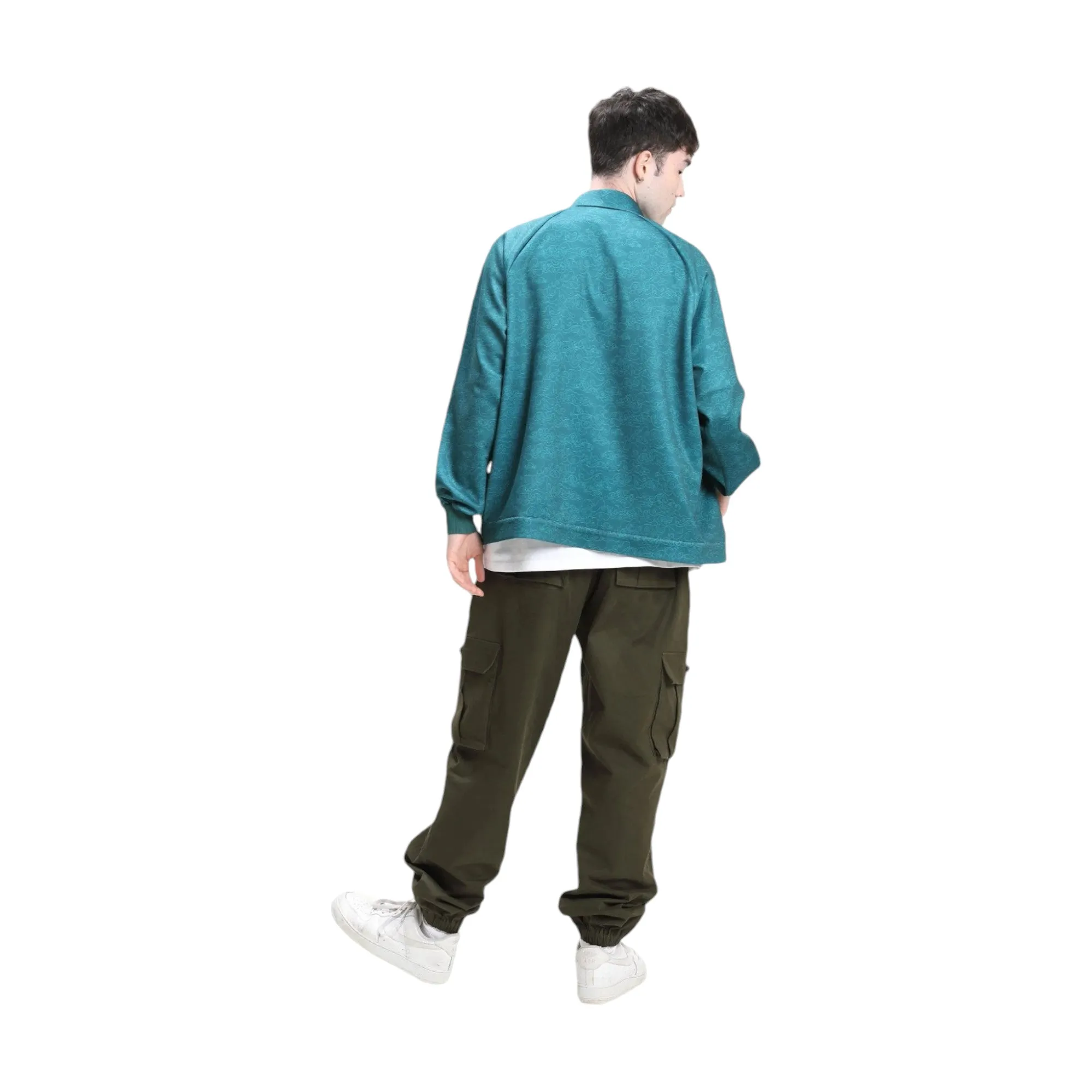 Aqua Unisex Bomber Jacket