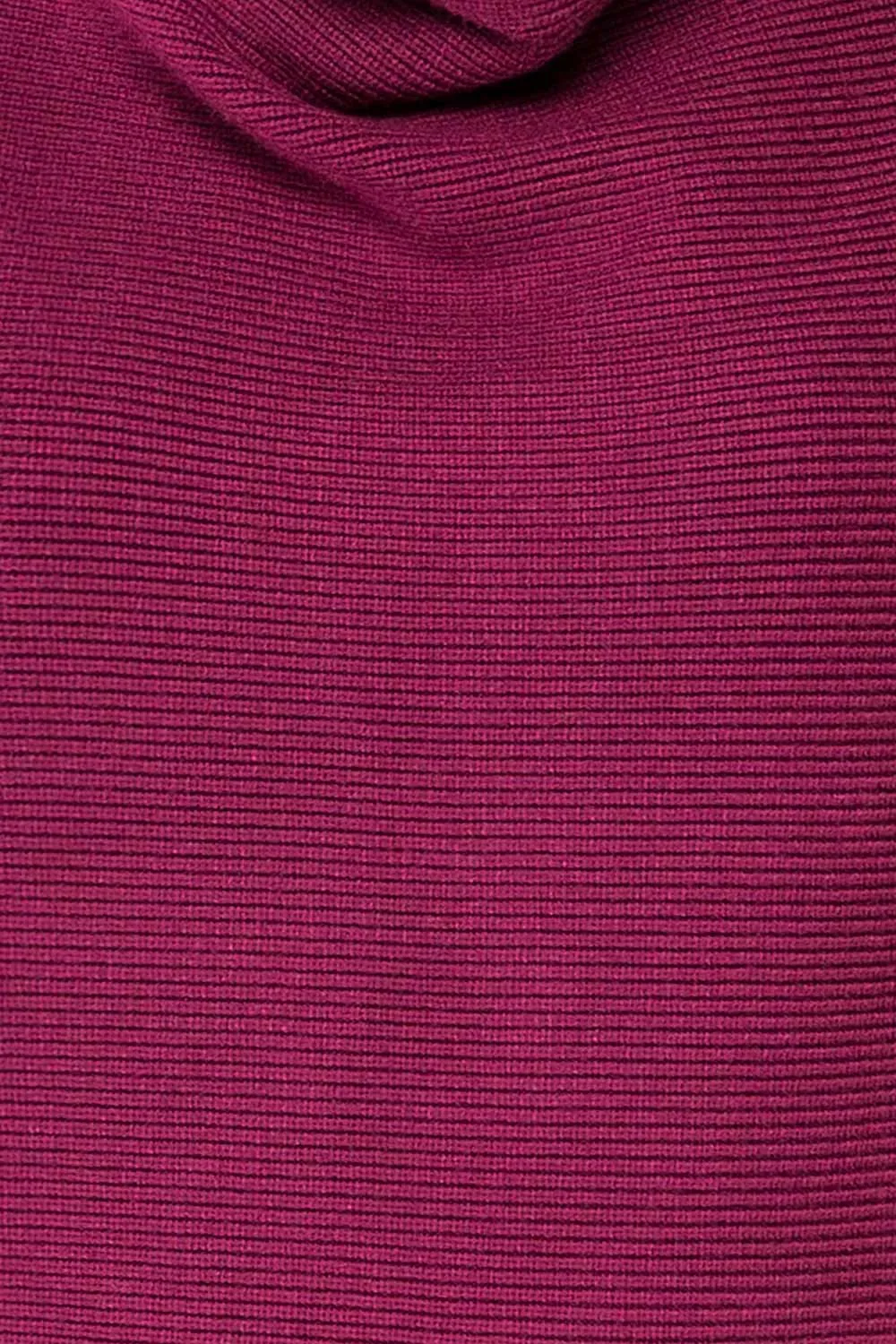 Arrecife Burgundy | Short Knit Sweater Dress