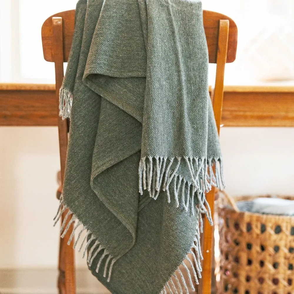 Ashby Wool Throw Blanket