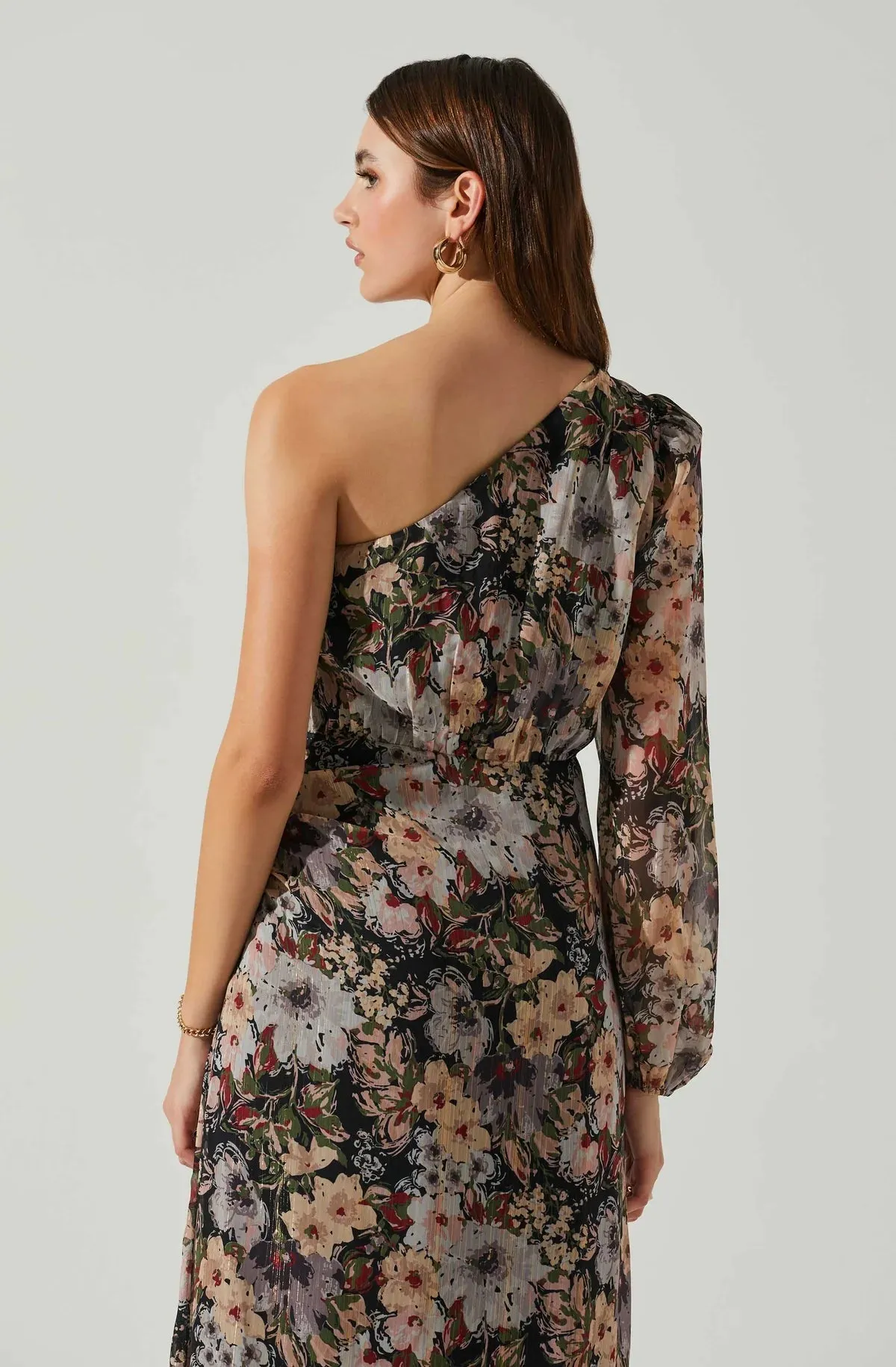 AST Calista Floral One Sleeve Dress