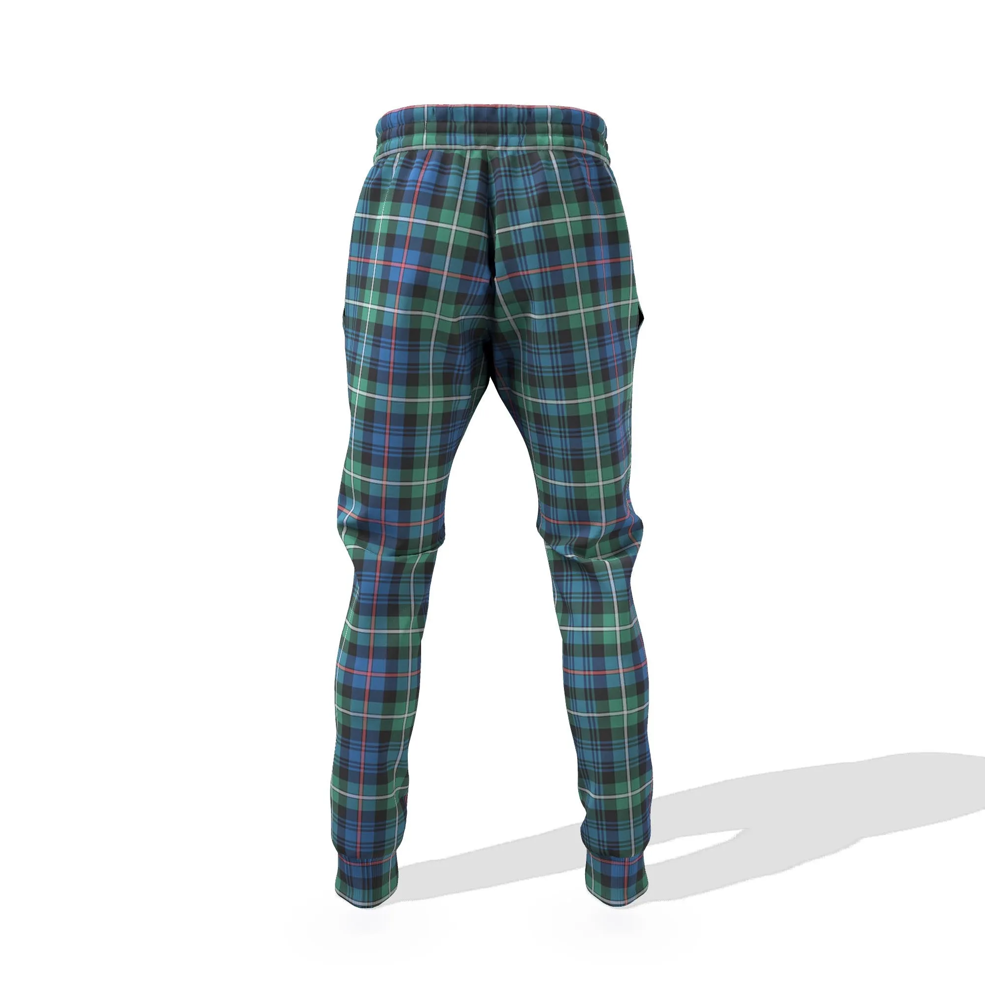 Baillie Ancient Tartan Joggers Pants with Family Crest