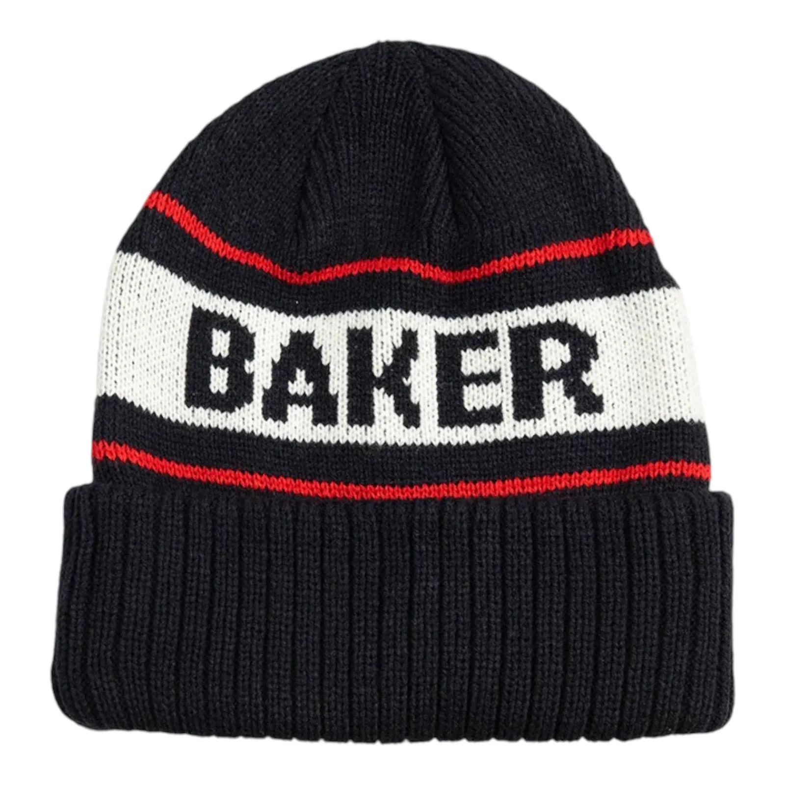 BAKER STIPE NAVY BEANIE