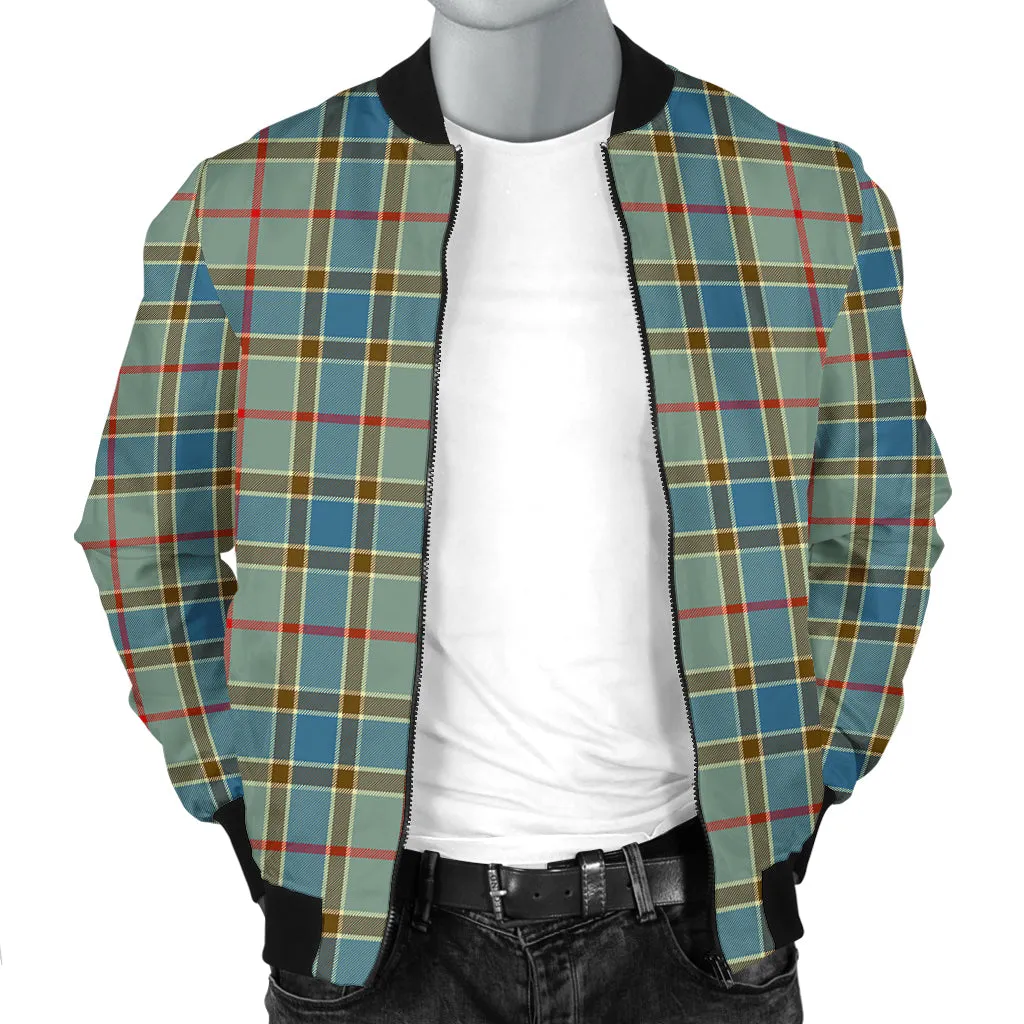 Balfour Blue Tartan Bomber Jacket