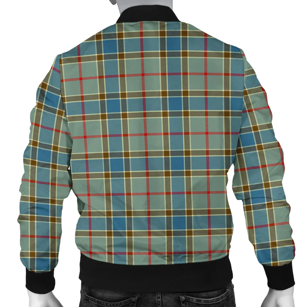 Balfour Blue Tartan Bomber Jacket