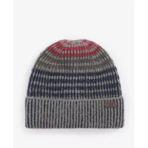 Barbour Harray Mens Beanie Hat - Blue Granite