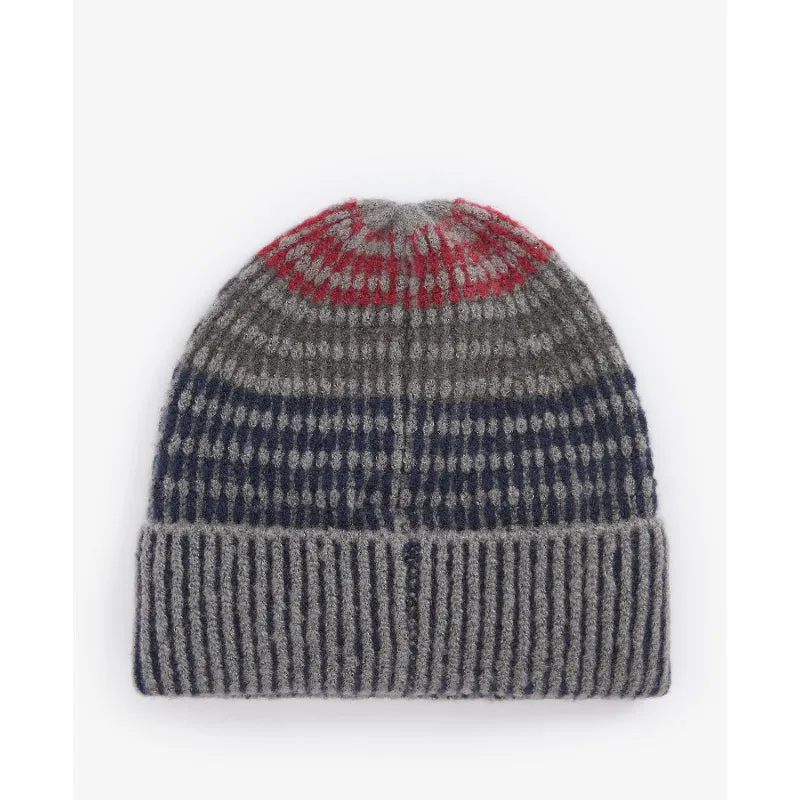 Barbour Harray Mens Beanie Hat - Blue Granite