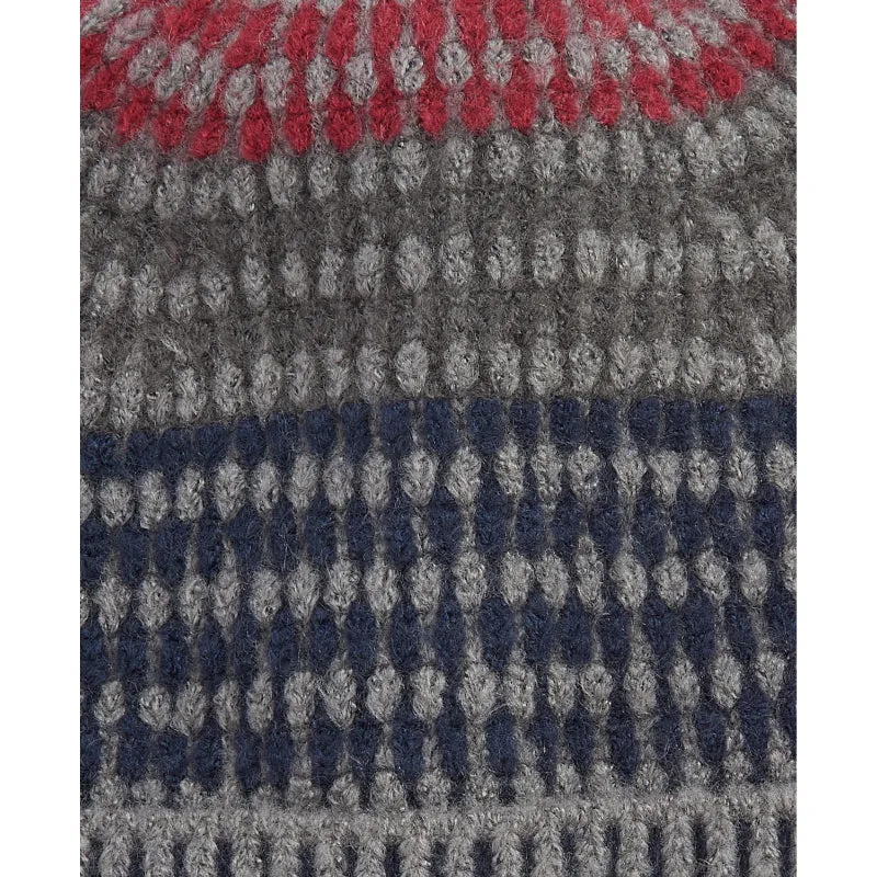 Barbour Harray Mens Beanie Hat - Blue Granite