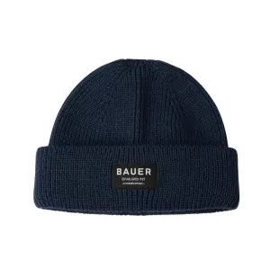 BAUER Senior Ribbed Fisherman 1927 Beanie Toque Blue