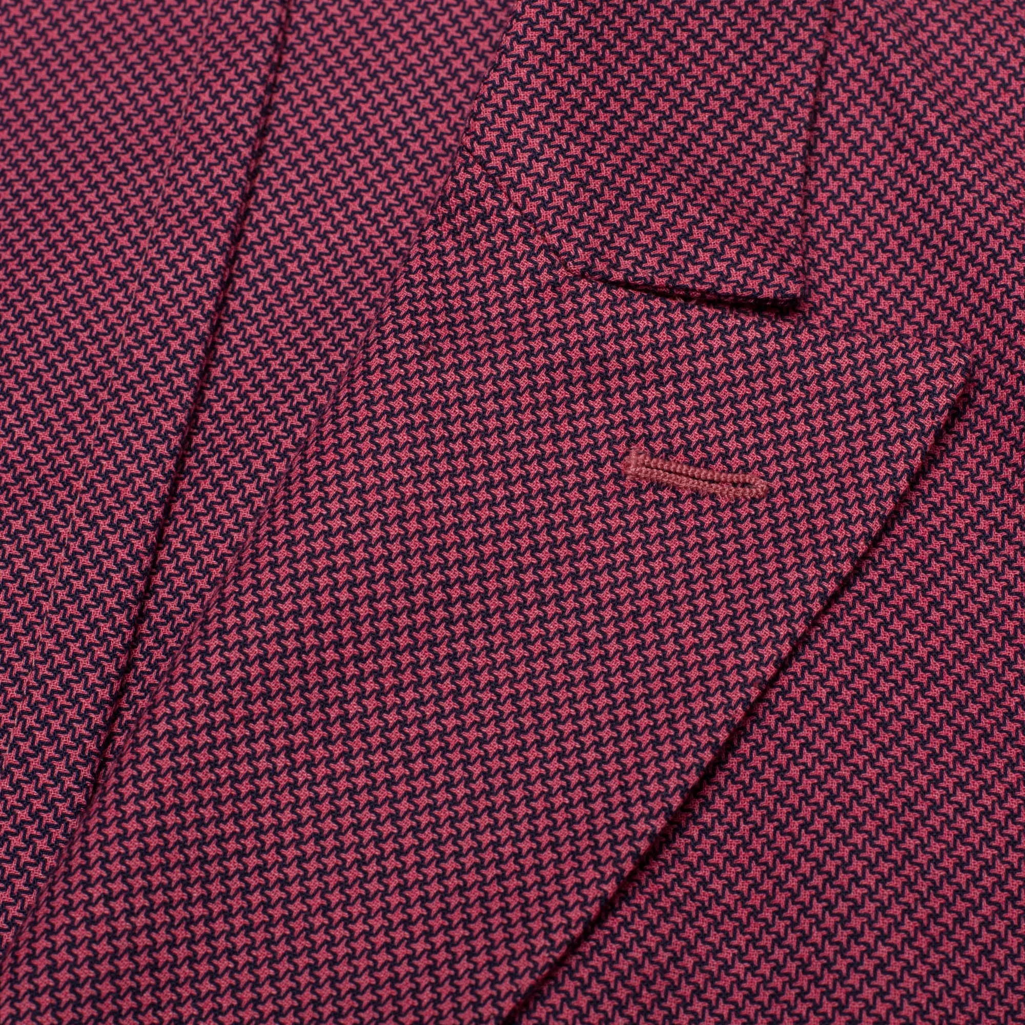 BELVEST "50th Anniversary" Dark Raspberry Cotton Unlined DB Suit 50 NEW US 40