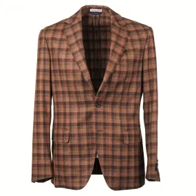 Belvest Tonal Check Wool-Silk-Cashmere Sport Coat