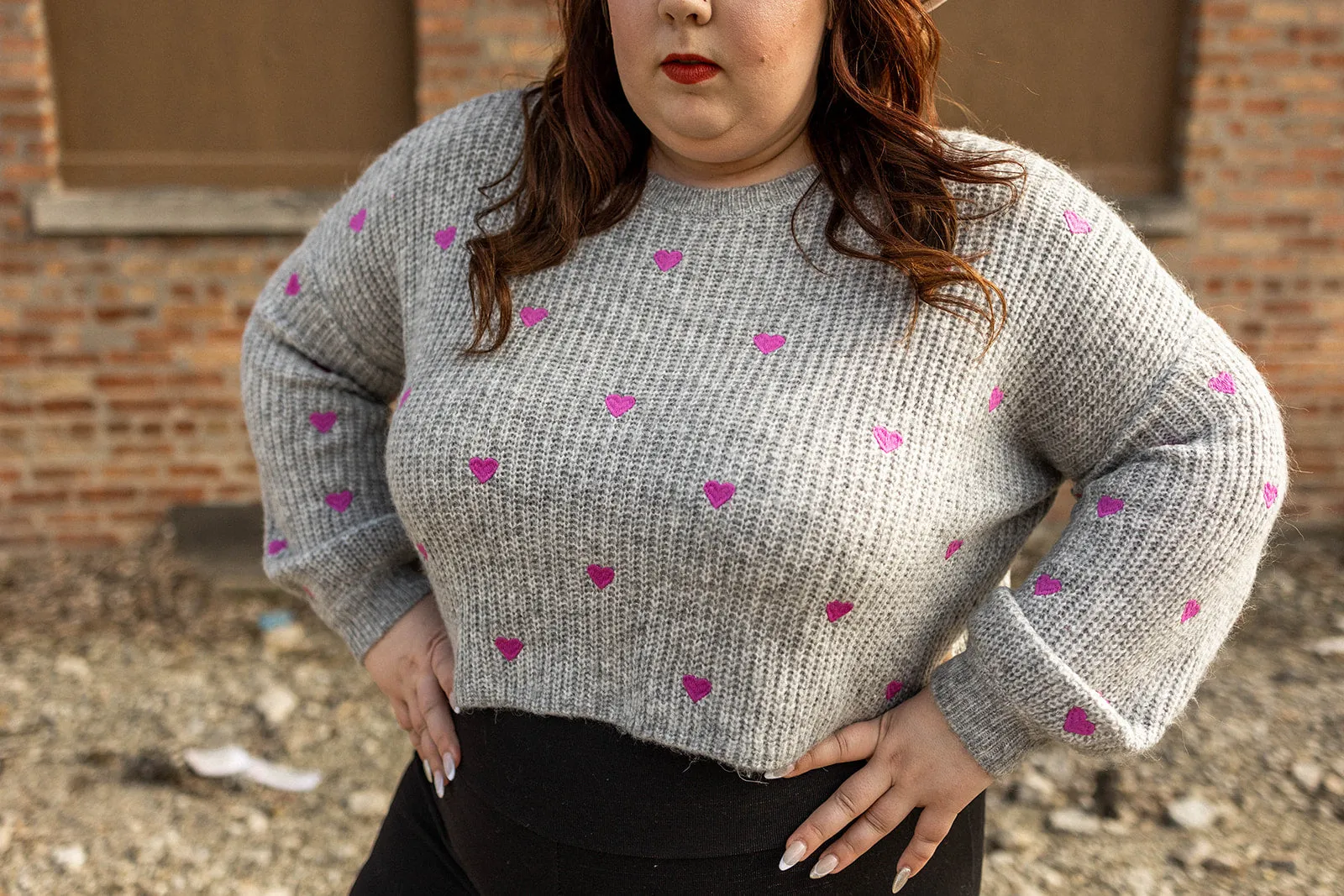 bertie sweater in heather grey