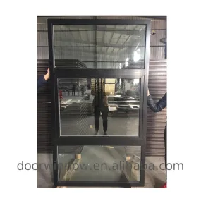 Big windows awning aluminium tilt and turn by Doorwin