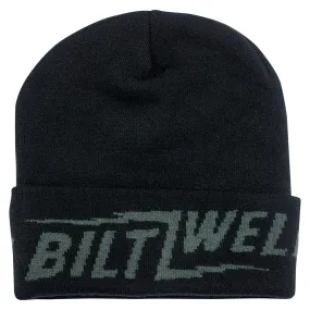 BILTWELL WOVEN BOLTS BEANIE [BLACK]