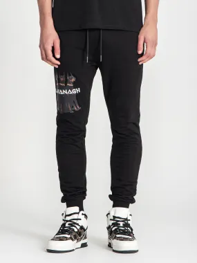 Black Anger Joggers