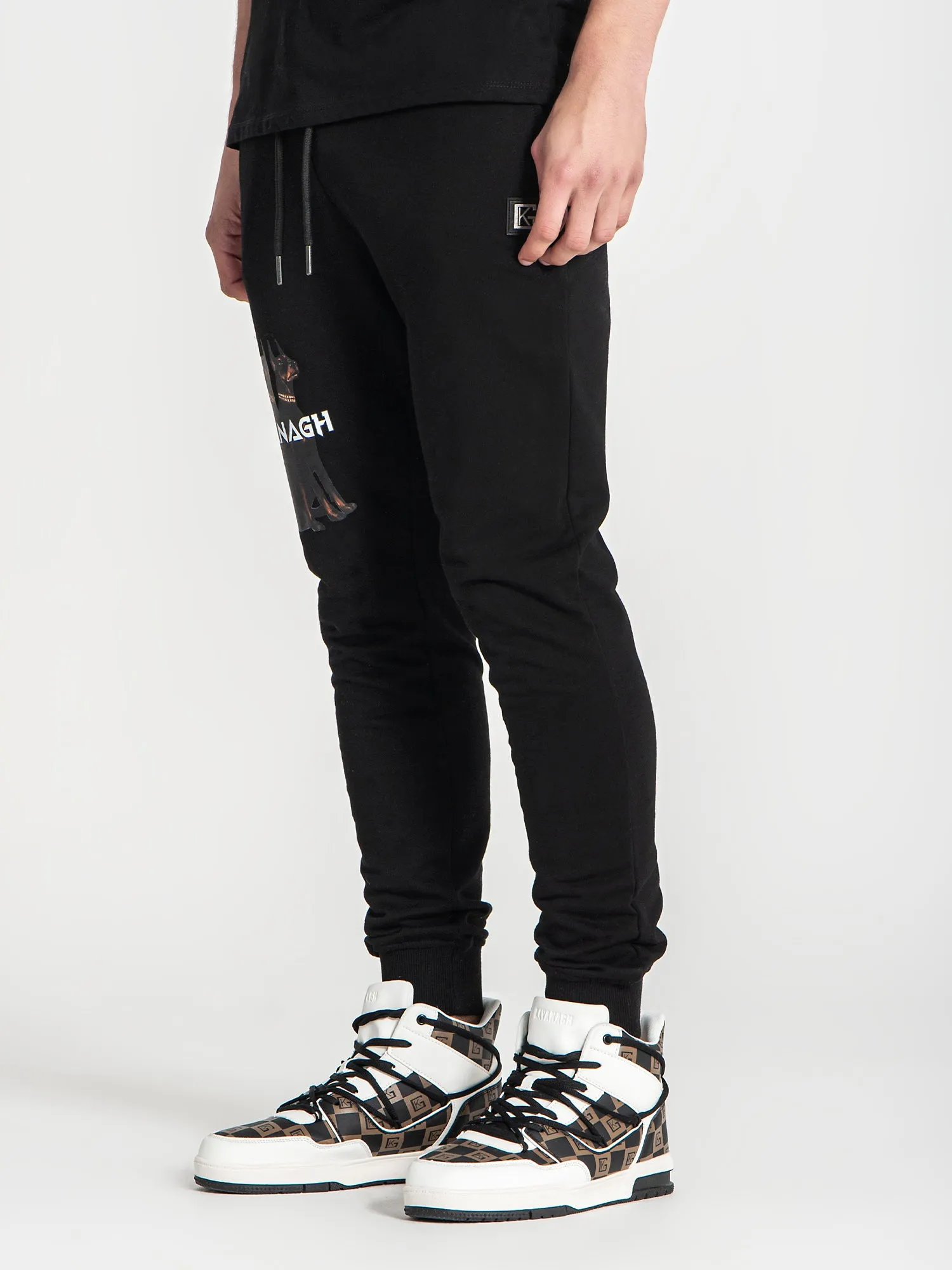 Black Anger Joggers