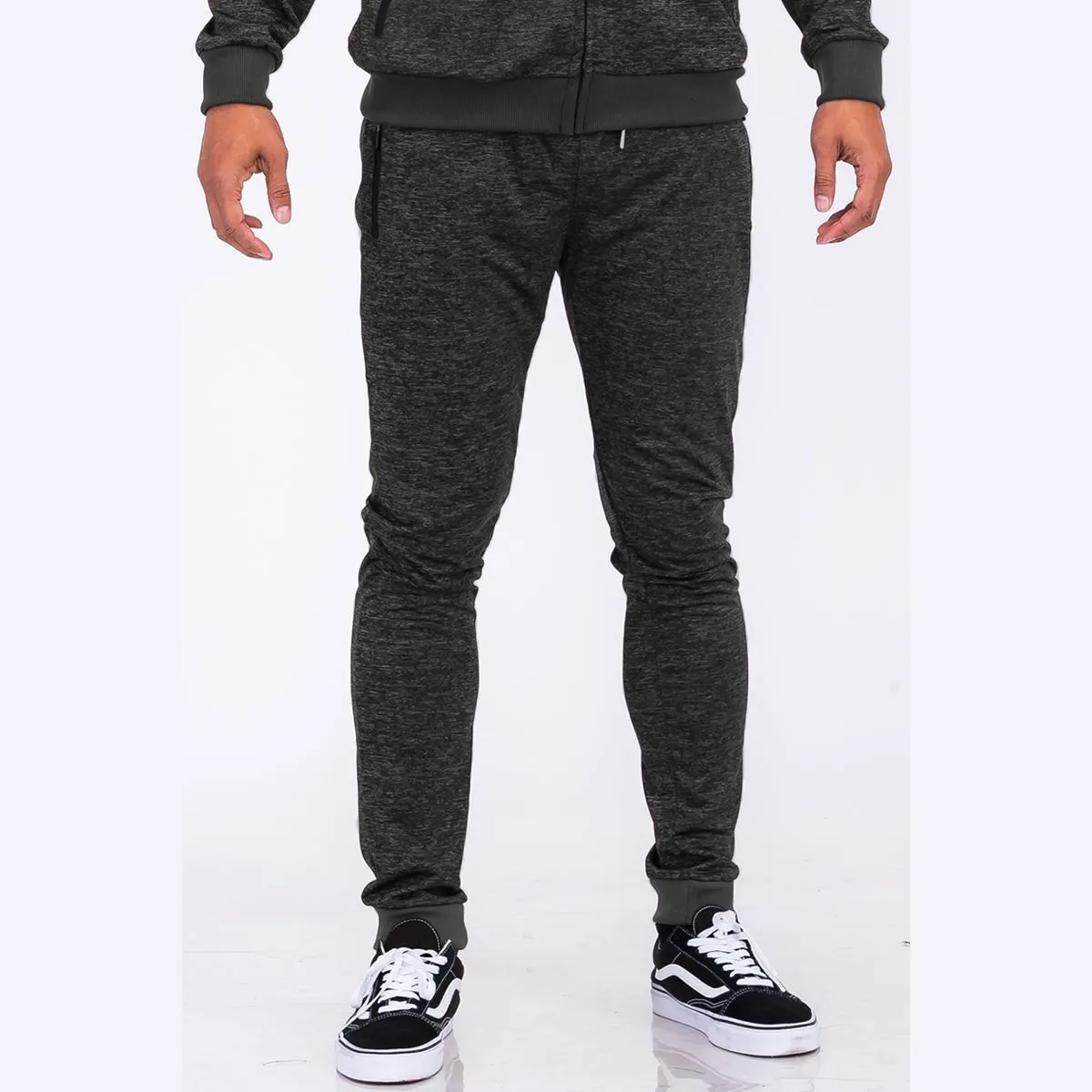 Black Marbled Lightweight Joggers