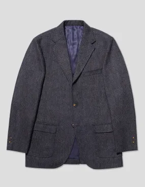 BLUE MIX HERRINGBONE SPORT COAT