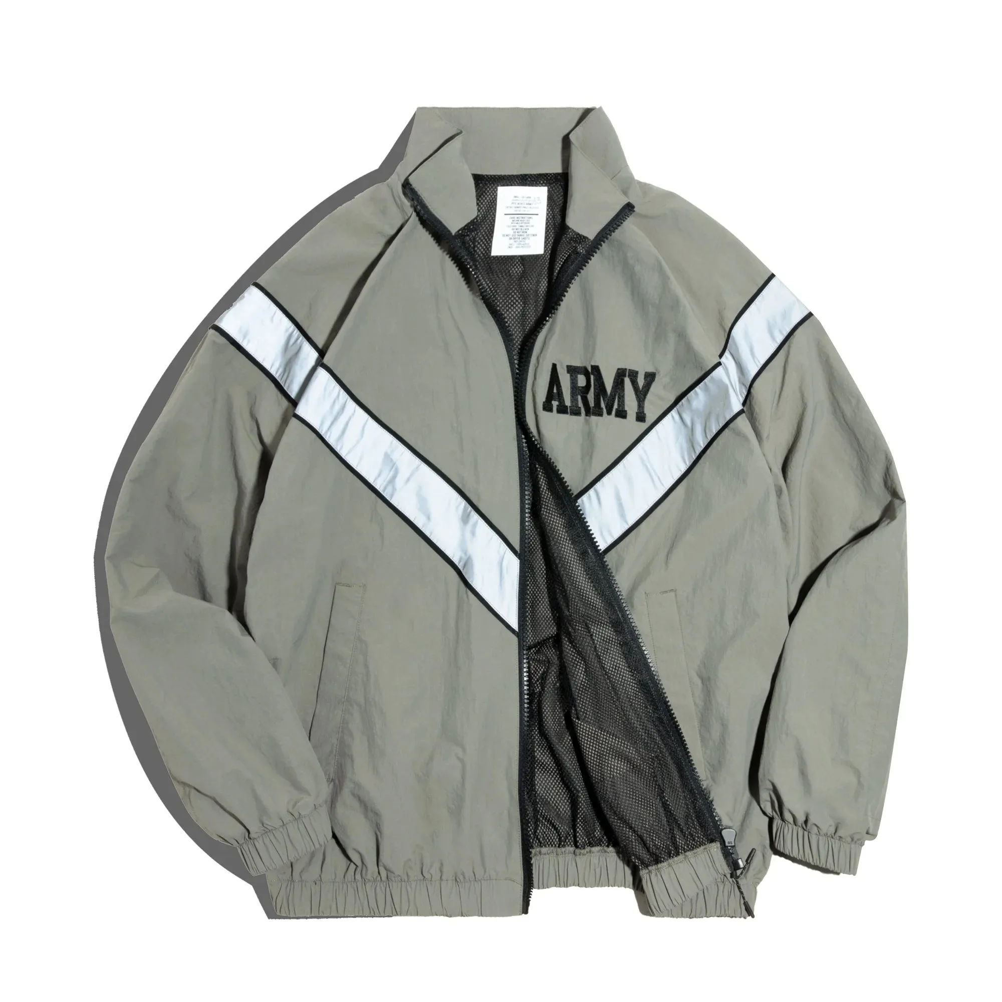 Bomber Jackets For Men Vintage Training Coat with Reflective Hood and Quick-drying Fabric