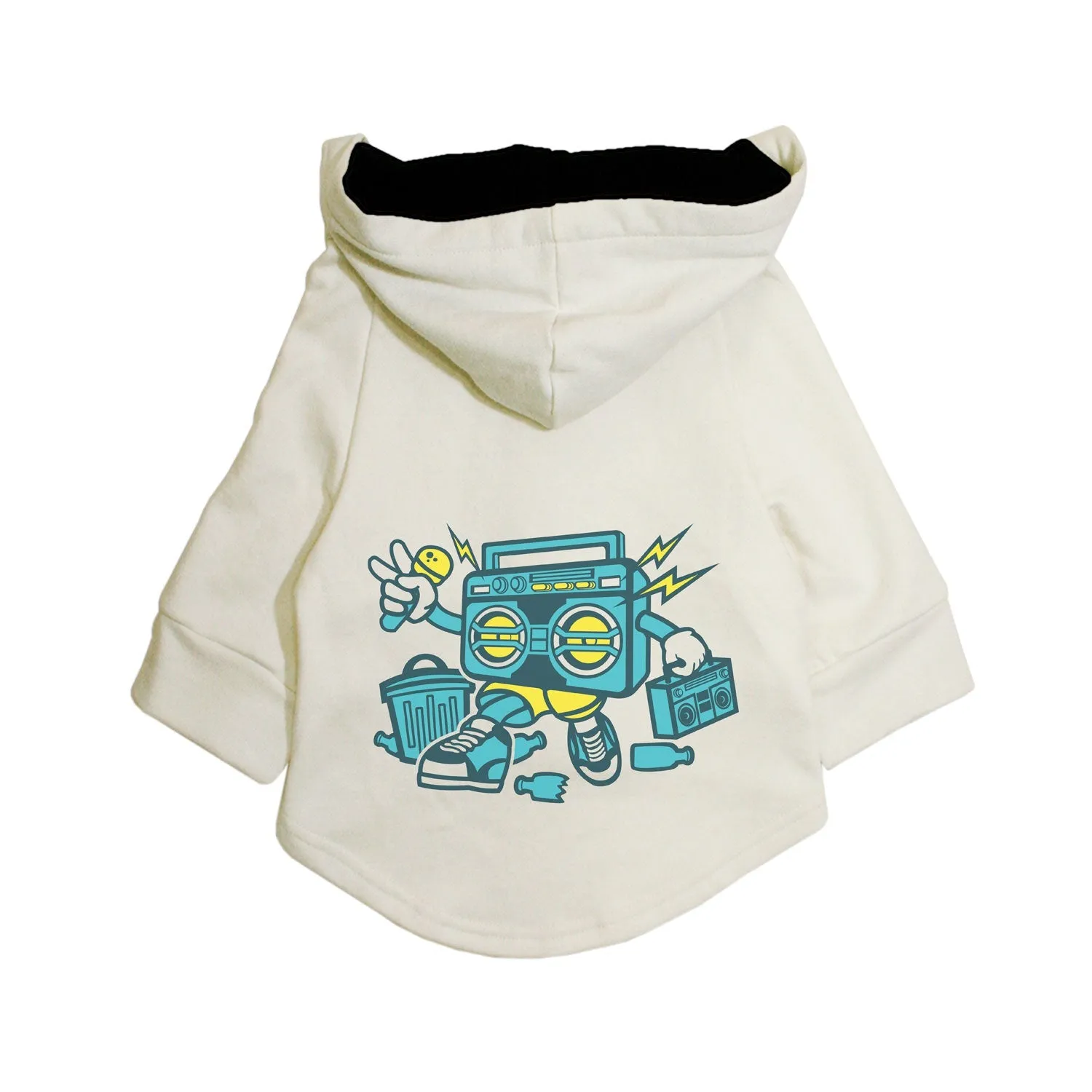 Boombox Dog Hoodie Jacket