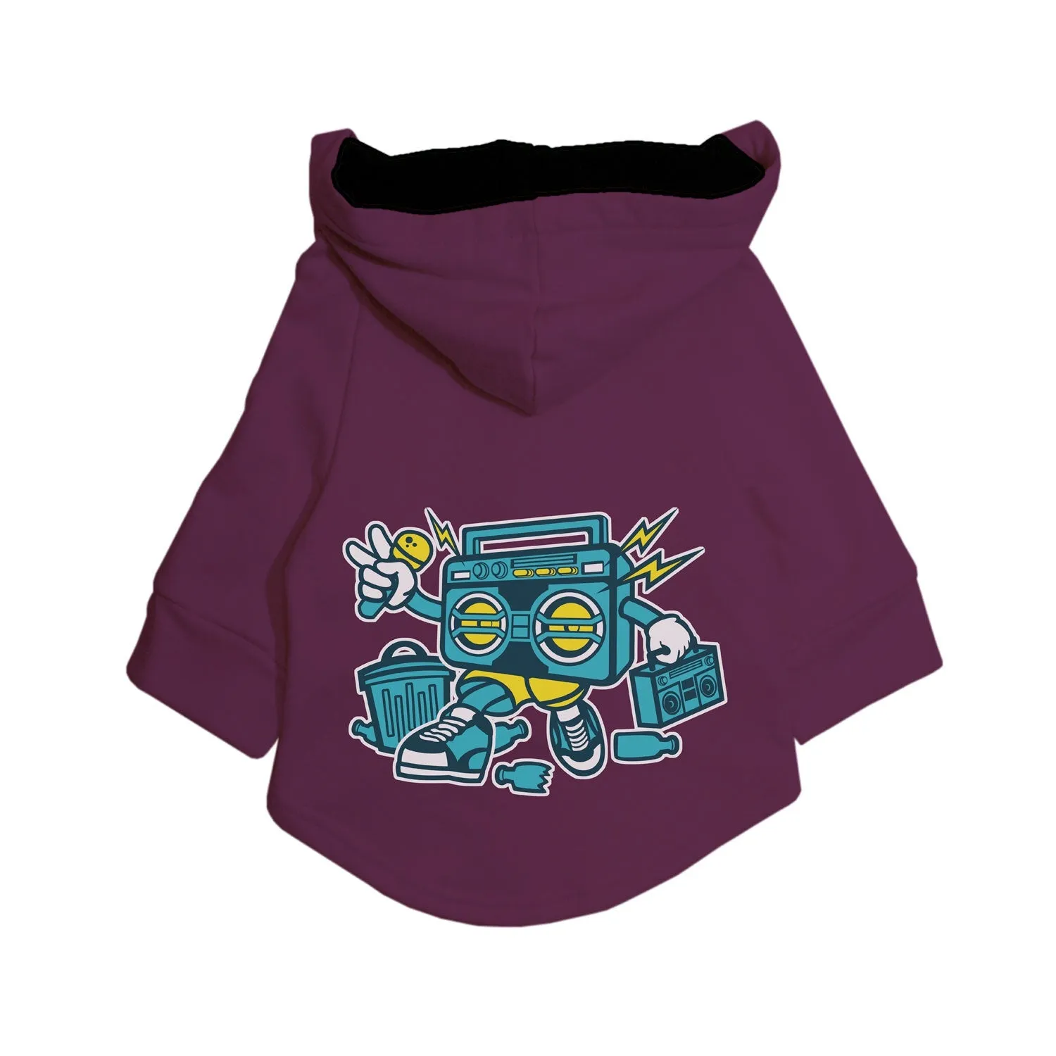 Boombox Dog Hoodie Jacket