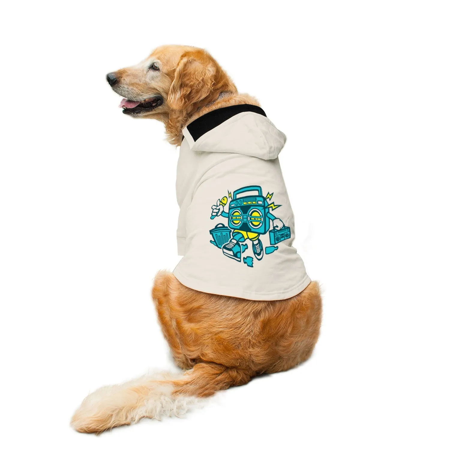 Boombox Dog Hoodie Jacket