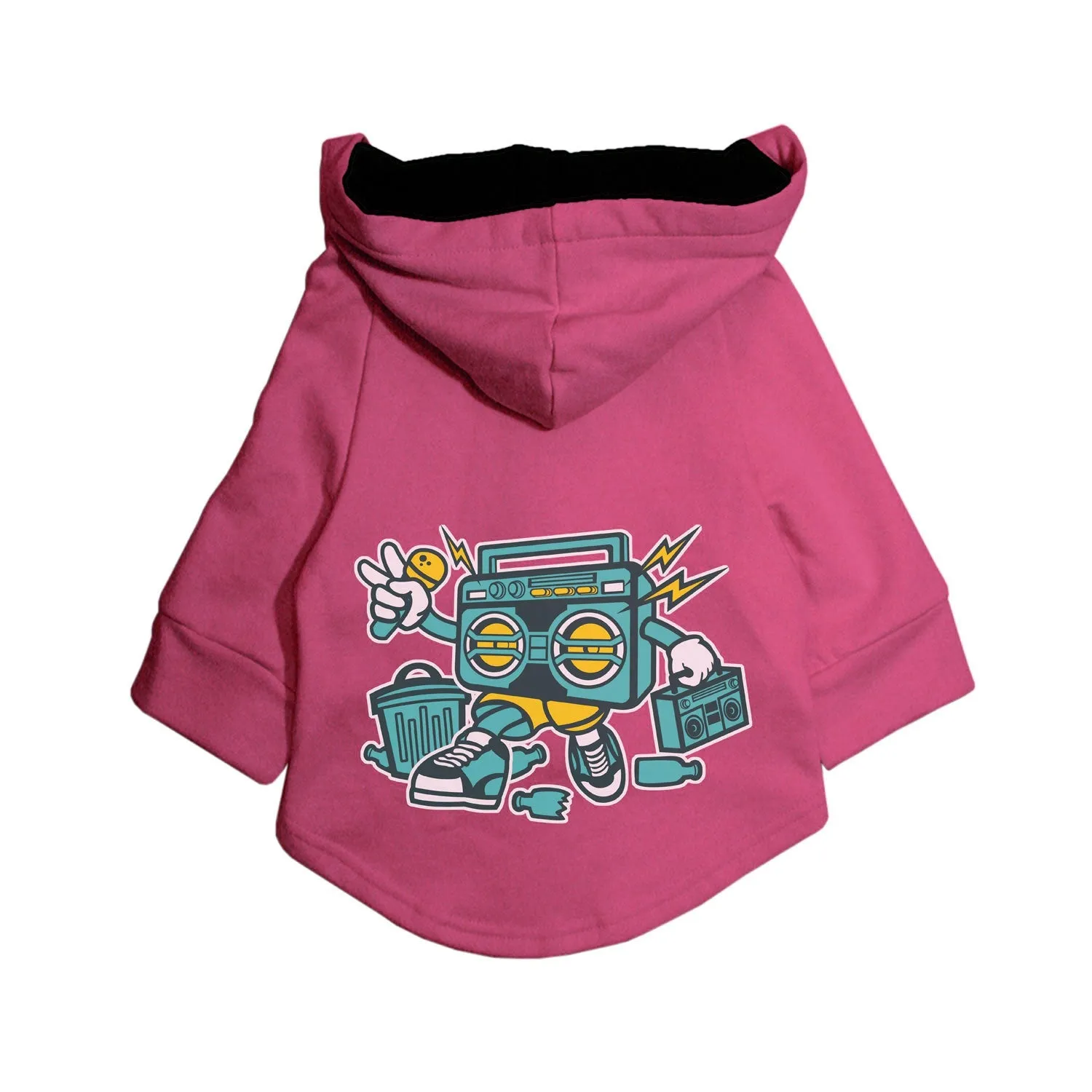 Boombox Dog Hoodie Jacket