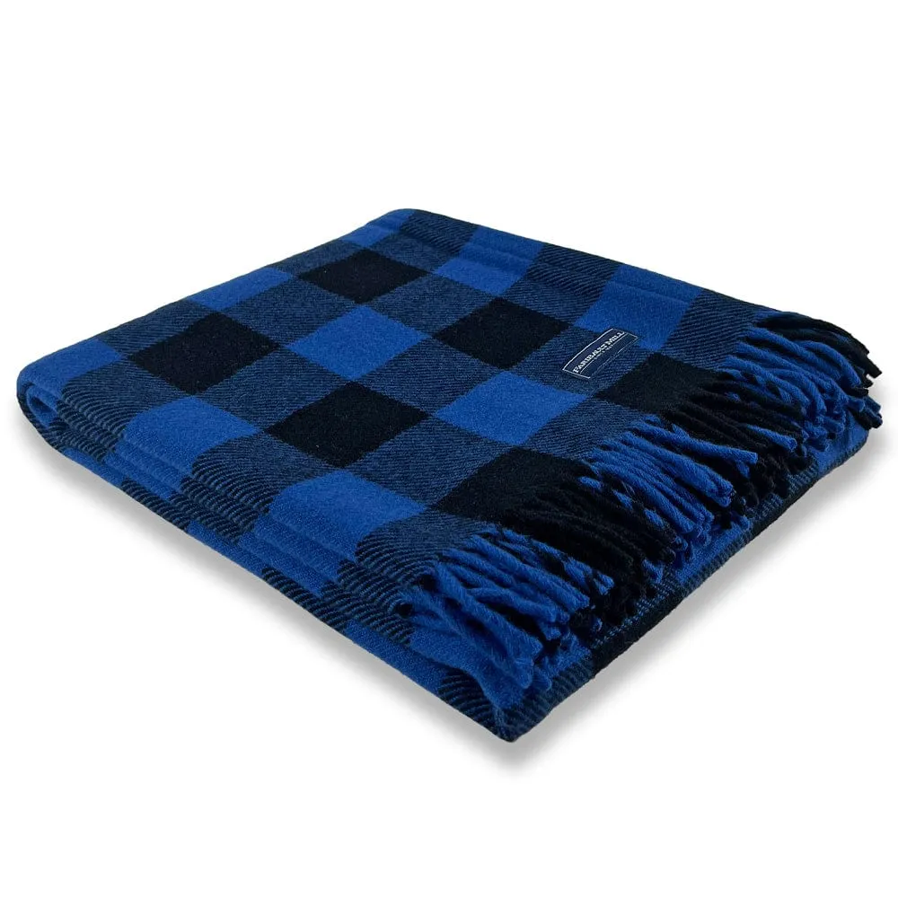 Buffalo Check Wool Throw Blanket