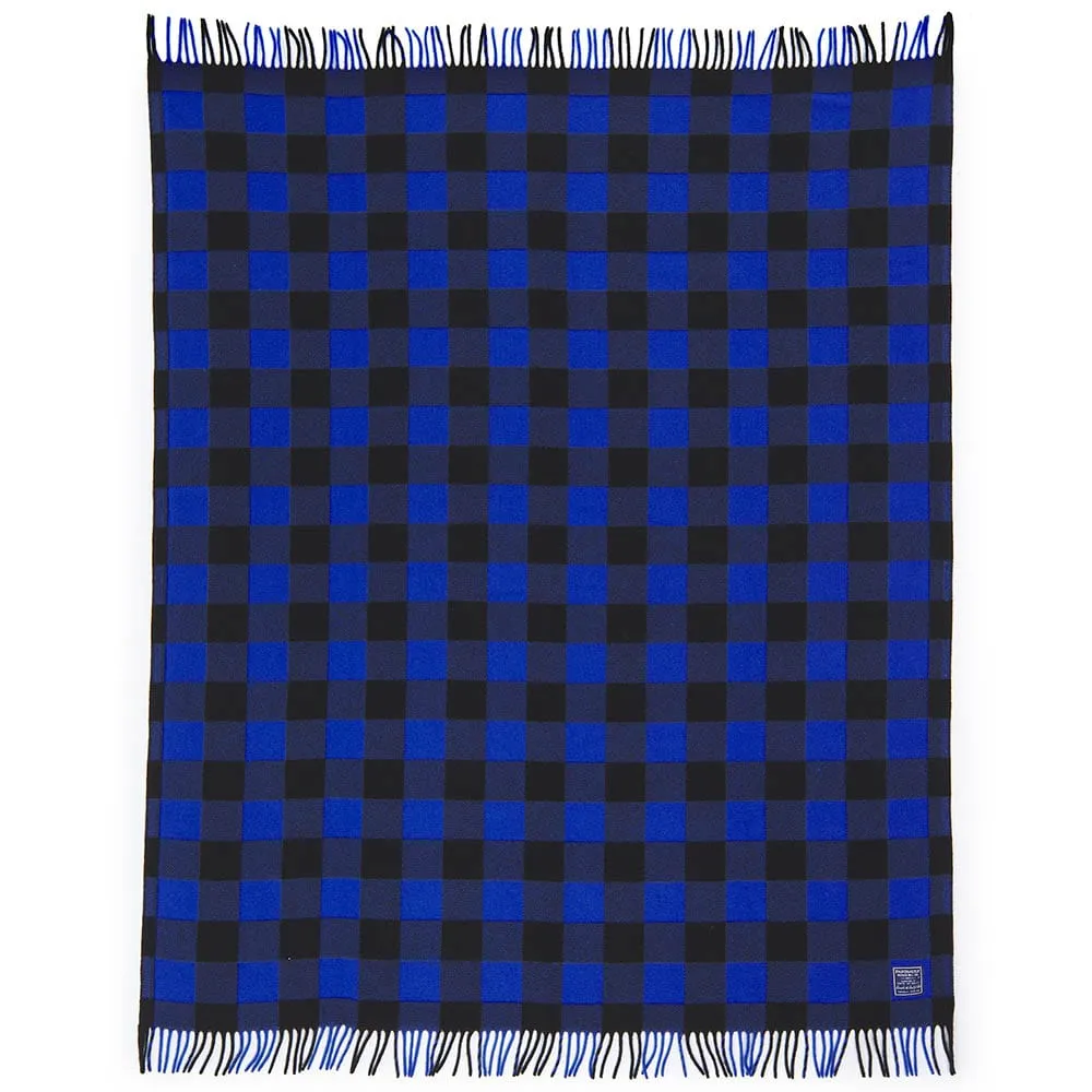 Buffalo Check Wool Throw Blanket