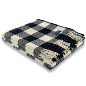 Buffalo Check Wool Throw Blanket