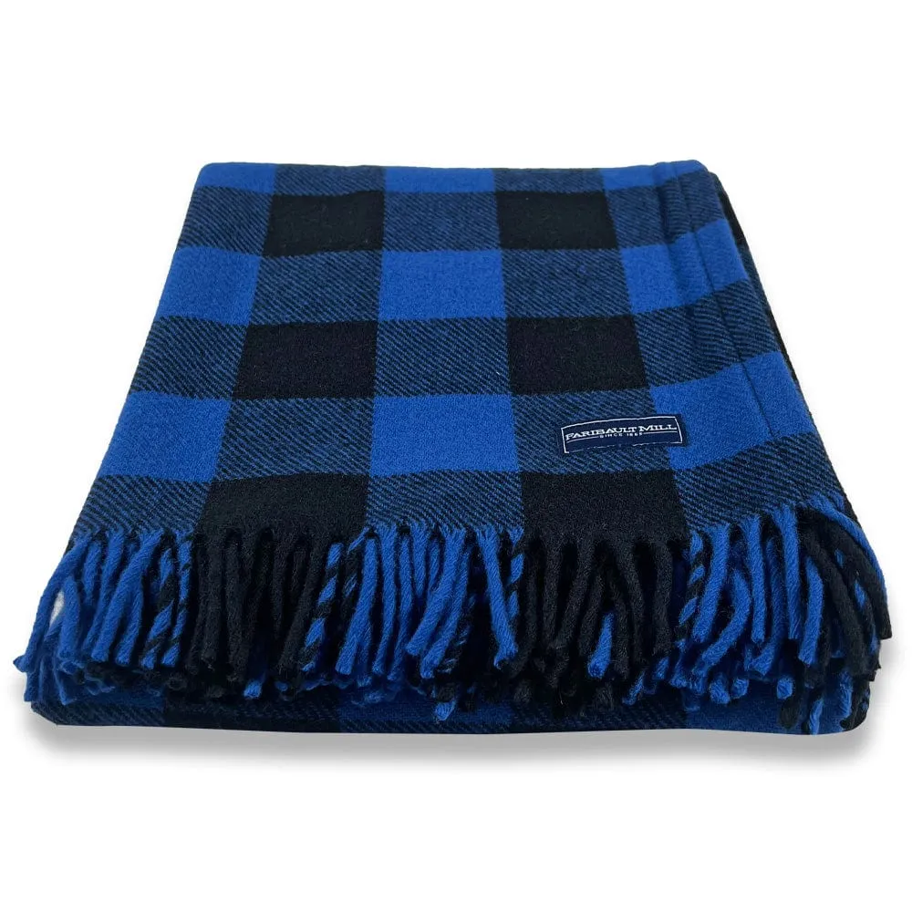 Buffalo Check Wool Throw Blanket