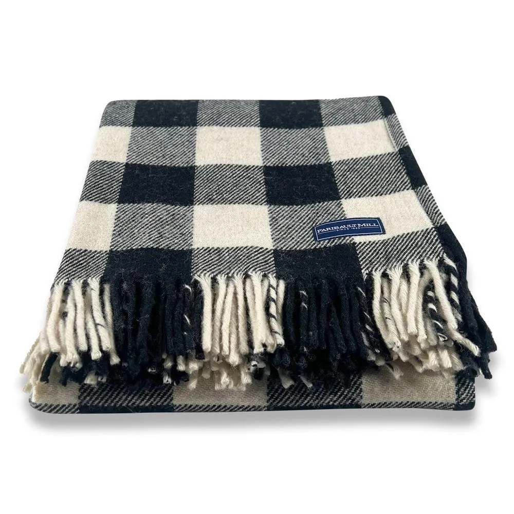 Buffalo Check Wool Throw Blanket