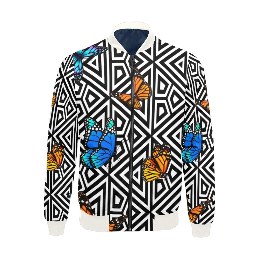 BUTTERFLY LCC Bomber Jacket for Men