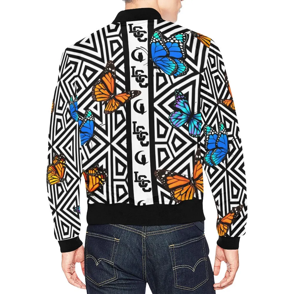 BUTTERFLY LCC Bomber Jacket for Men