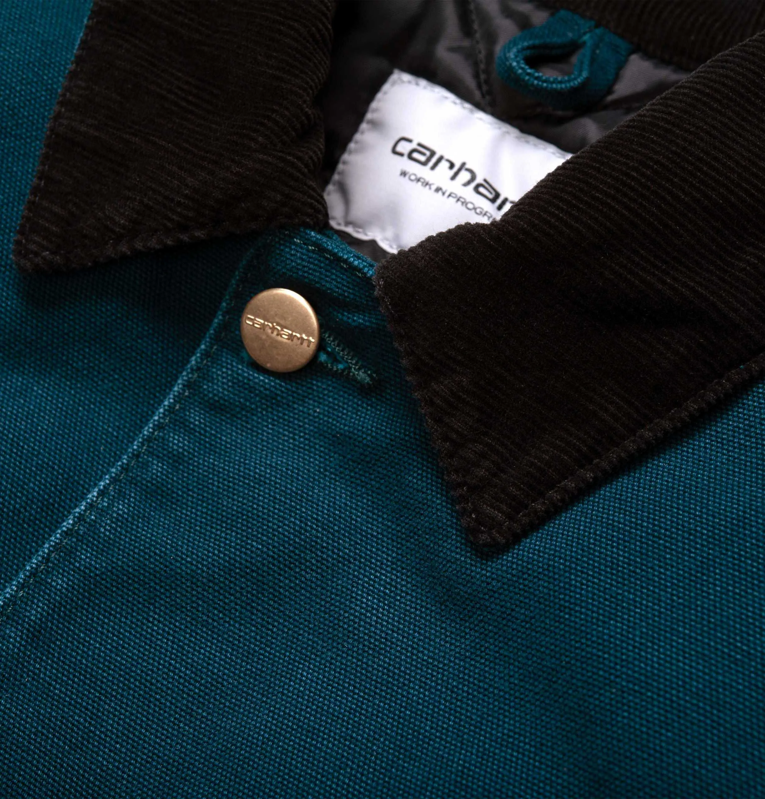 Carhartt WIP OG Chore Coat – Duck Blue/Black – Aged Canvas